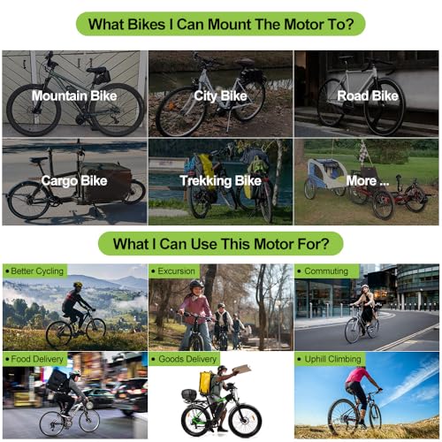 Mid Drive Ebike Conversion Kit with LCD Display C5843
