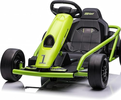 Electric Drift Kart for Kids, 24V Ride On Toy with 2×300W Motors Z27187