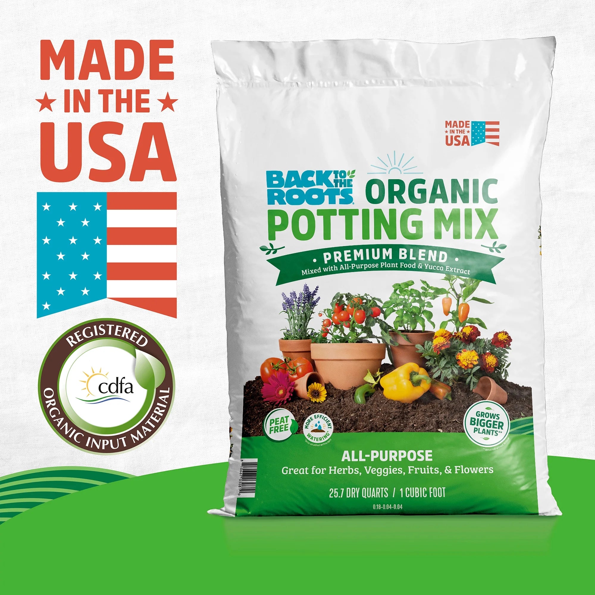 Organic Potting Mix, 60 Bags N618