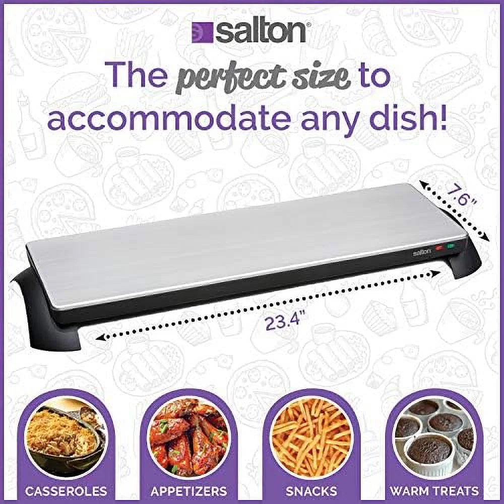 Cordless Warming Tray Medium Electric Hot Plate I5962