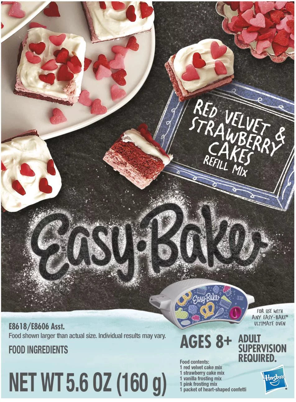 Easy Bake Oven Set with Baking Accessories and 4 Refill Mixes J356