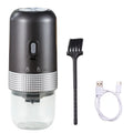 Cordless 13W Electric Coffee Bean Grinder - Portable, 200ml Capacity, USB Rechargeable, Adjustable Settings - Comes with Cleaning Brush for Travel, Camping, Office, and Home Use