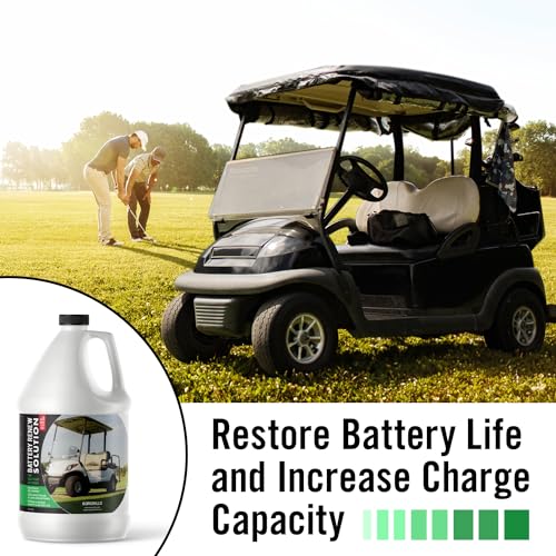 Golf Cart Battery Refill Solution - 64 oz, Non-Toxic, Restore 6/8/12 Volt Lead Acid Batteries F4969