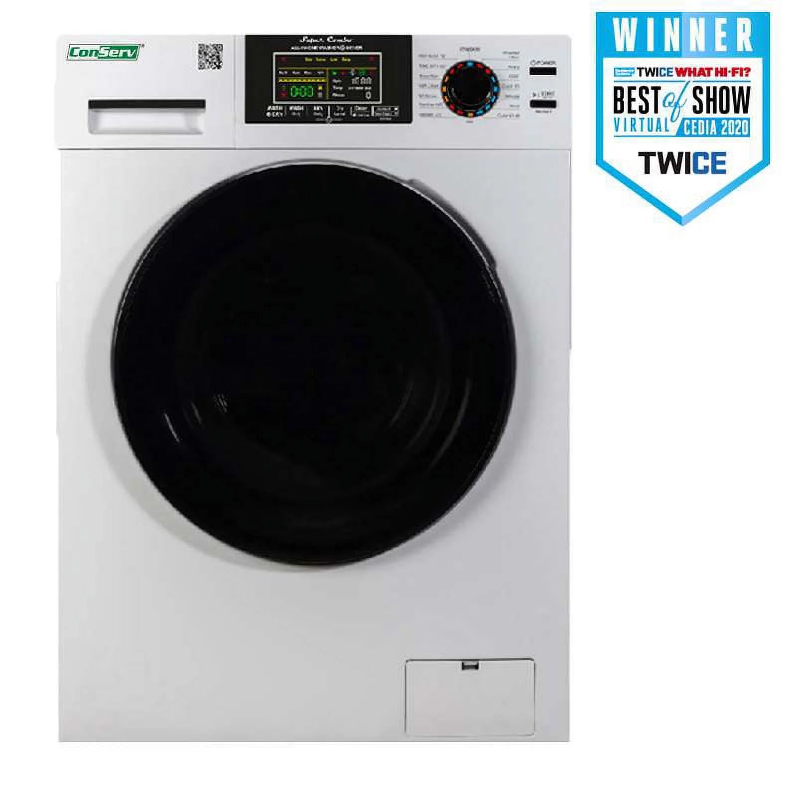 Compact 18 lbs Combo Washer Dryer 1400 RPM J7941