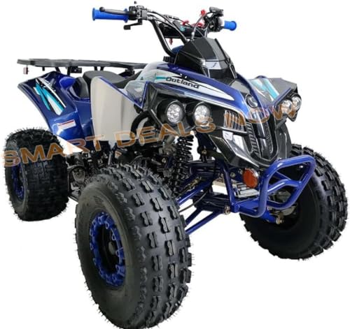 125cc ATV Fully Automatic with Reverse Double Headlights LED Gas 4 Wheeler U53754
