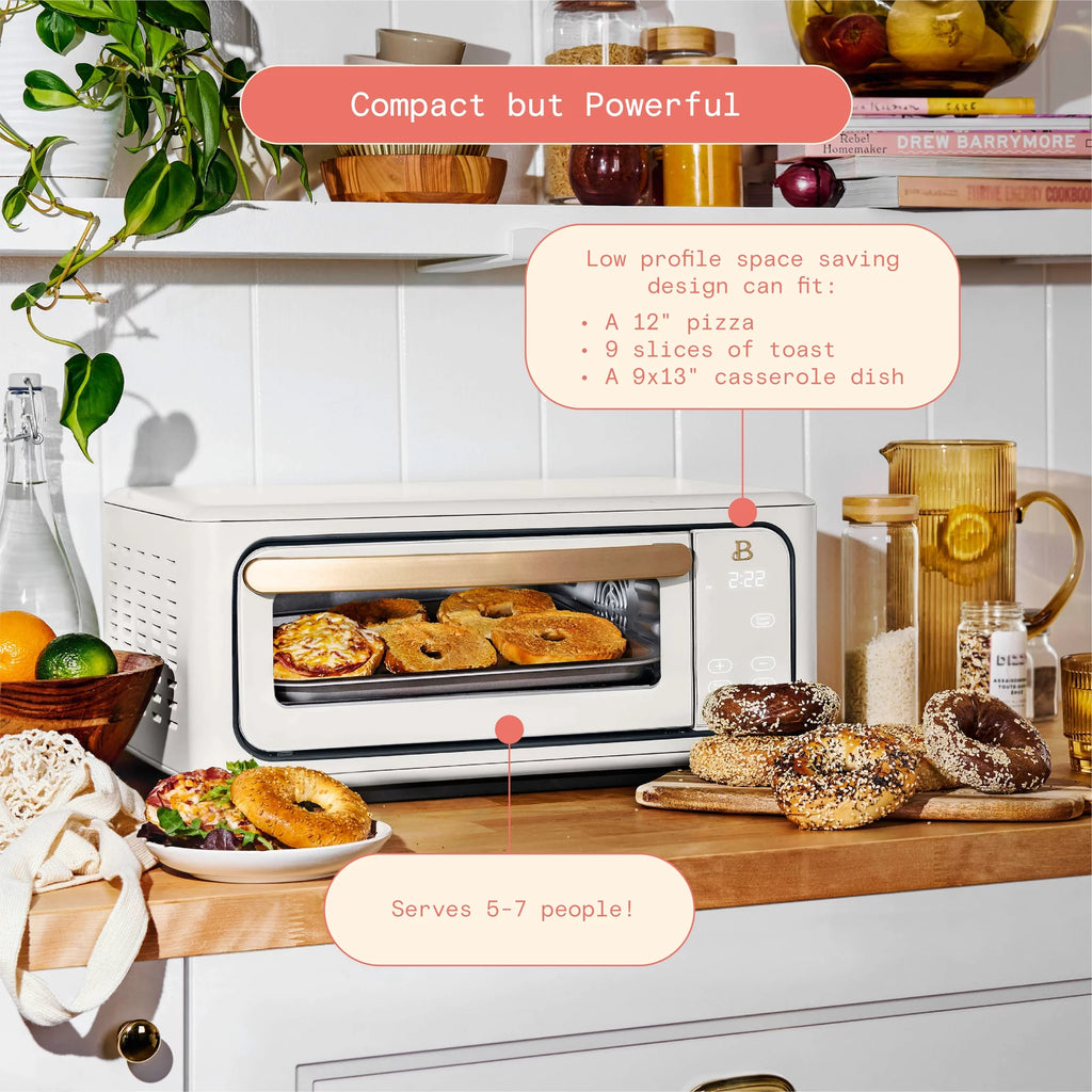 Infrared Air Fry Toaster Oven, 9-Slice, 1800 W, White S1414