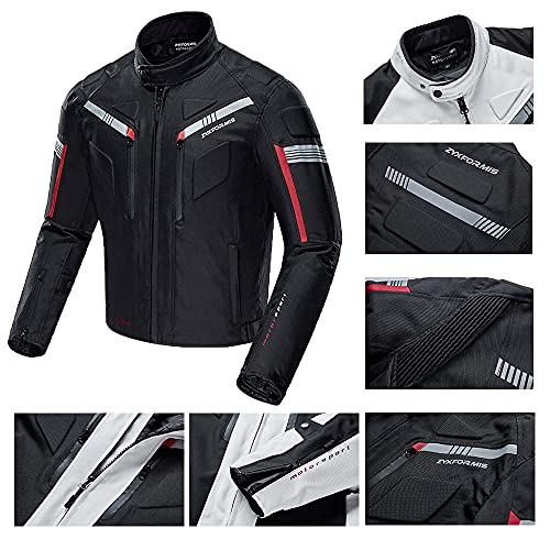 Motorcycle Jacket Waterproof Windproof Armoured for Men F734
