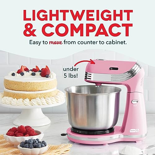 Stand Mixer with 3 Quart Stainless Steel Bowl, 6 Speeds T41155