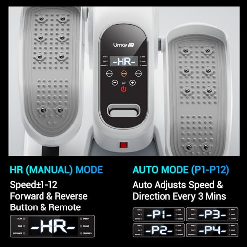 Under Desk Elliptical Machine, Portable Seated Leg Exerciser with Remote Z85620