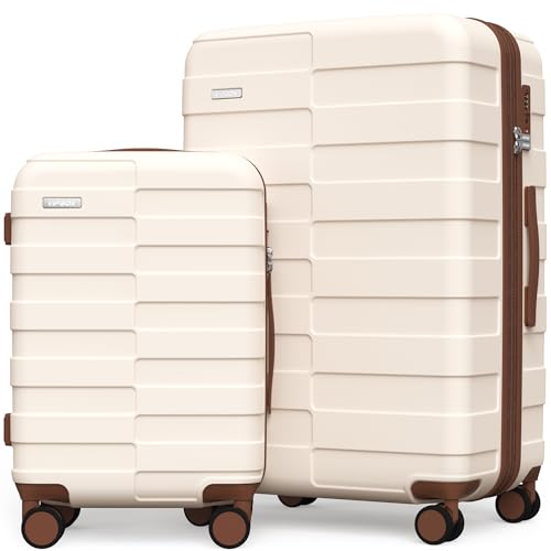 3 Piece Hardside Expandable Luggage Set with TSA Lock Spinner Wheels L24758