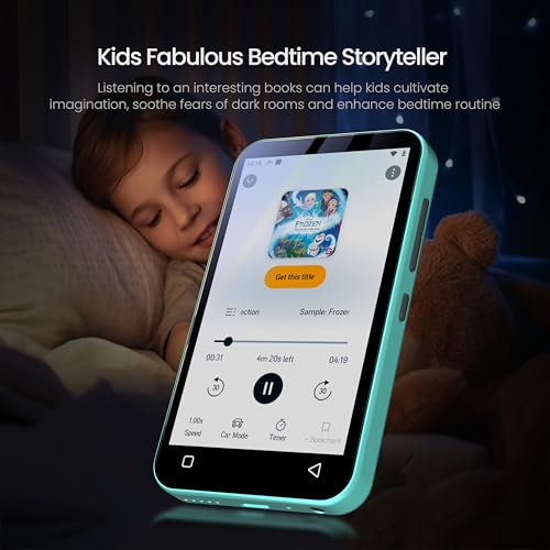 80GB Kids MP3 Player with Bluetooth, Parental Controls, WiFi, 4" Screen (Pink) X22066