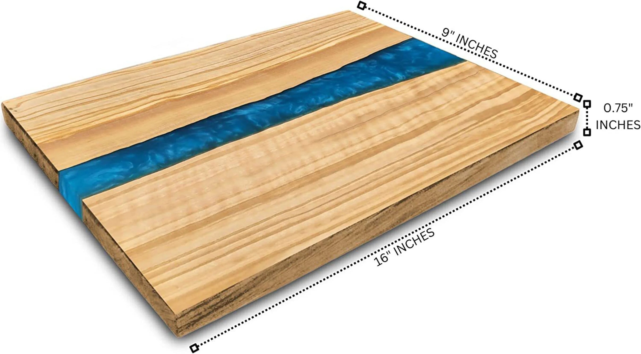 Blue Resin River Cheese Board Serving Tray B8636