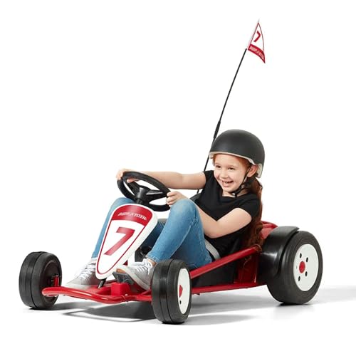 Kids Electric Go-Kart with Adjustable Seat, Grey X830256