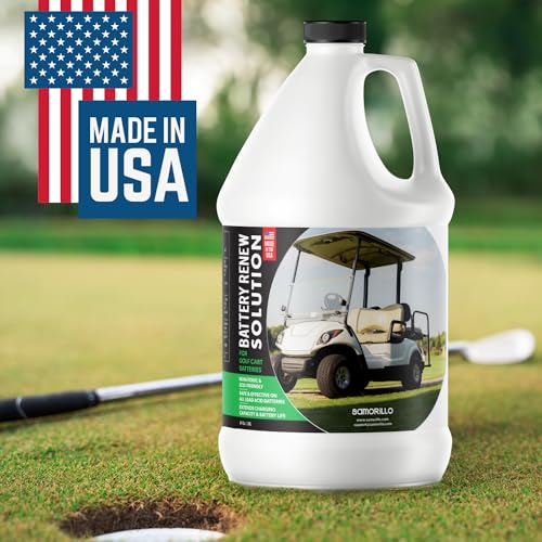 Golf Cart Battery Refill Solution - 64 oz, Non-Toxic, Restore 6/8/12 Volt Lead Acid Batteries F4969
