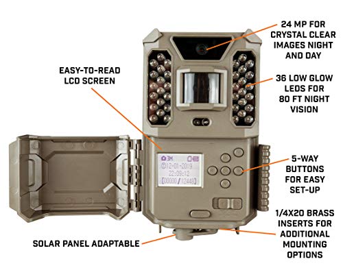 Trail Camera - 24MP, 1080p HD Video, Nighttime Capture F586