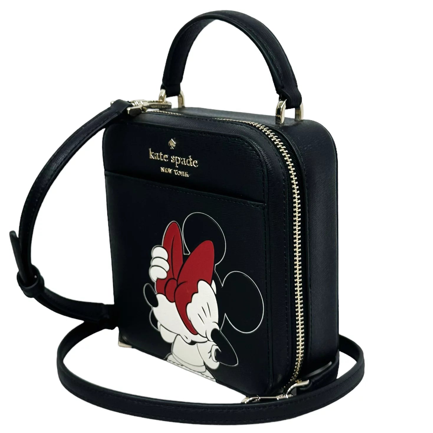 Disney Minnie Mouse Daisy Vanity Saffiano PVC Crossbody Handbag B5160