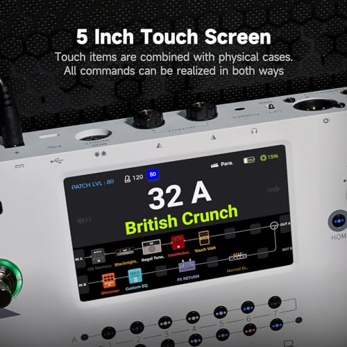 Multi-Effects Guitar Pedal with 80 Presets and Loop V4187