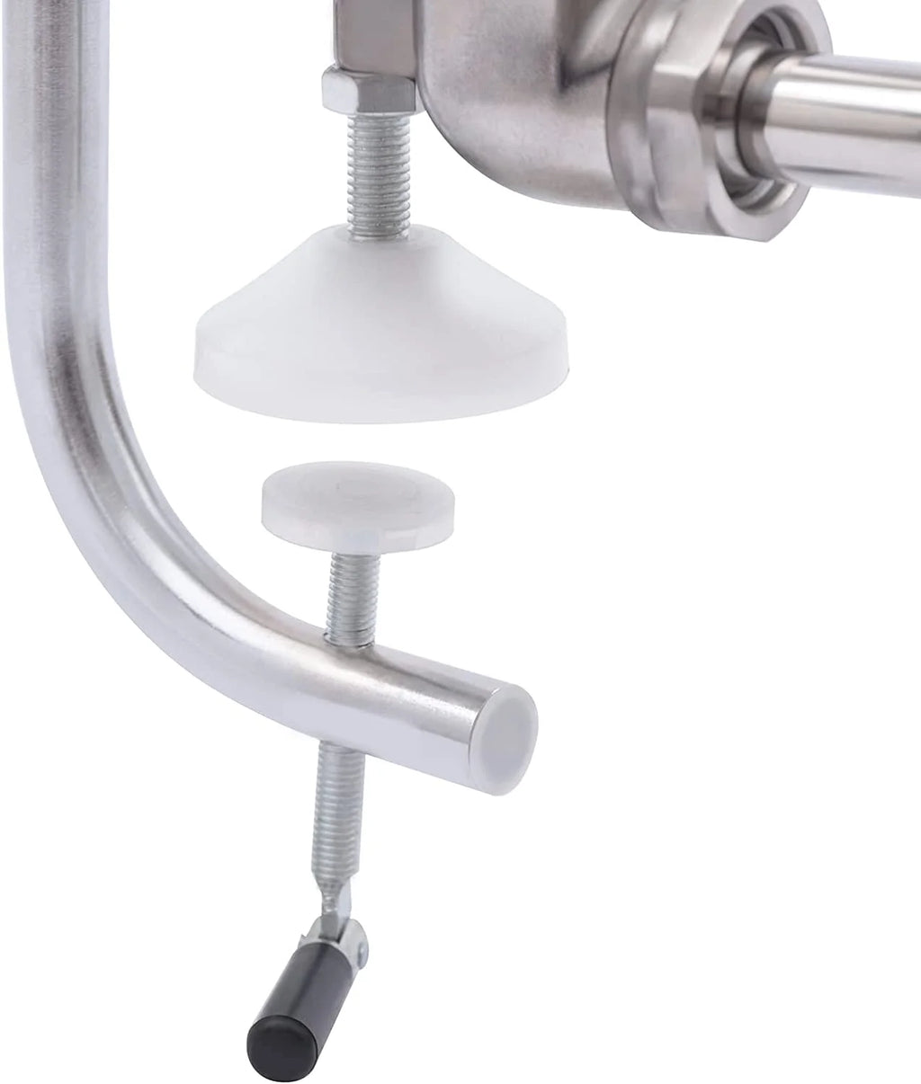 Portable 7lb 3L Manual Sausage Stuffer, 2 Speed Vertical Stainless Steel V304790