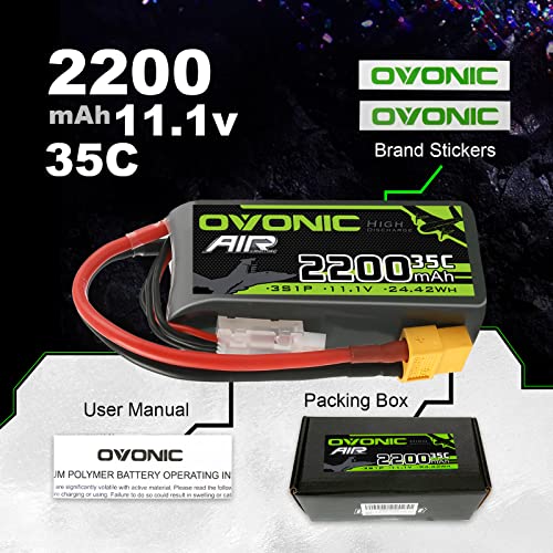 3S Lipo Battery 2200mAh 11.1V with XT60 Connector for RC Drone Helicopter L609418
