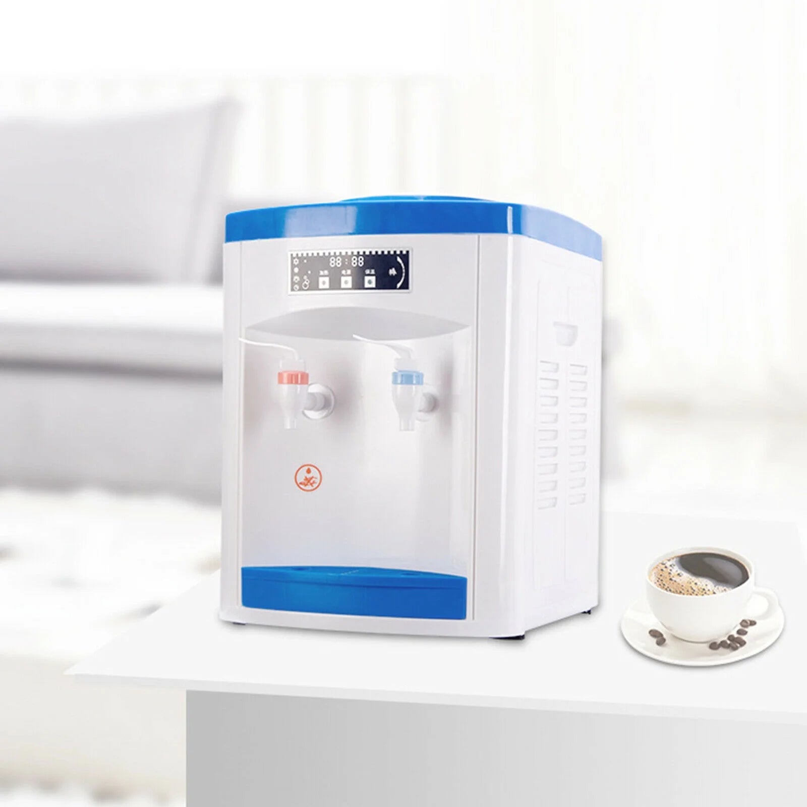 Cold/Hot Desktop Water Dispenser, Top Loading Drinking Machine B268