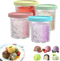 Creami Deluxe Pints, for Ninja Creami Ice Cream Maker,24 OZ Creami Pints Bpa-Free,Dishwasher Safe Compatible with NC500,NC501 Series Ice Cream Makers
