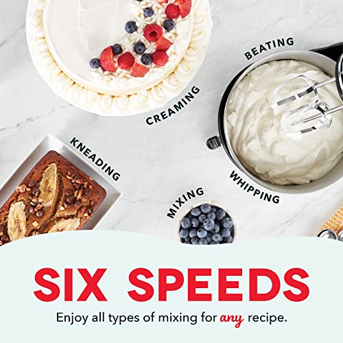 Stand Mixer with 3 Quart Stainless Steel Bowl, 6 Speeds T41155