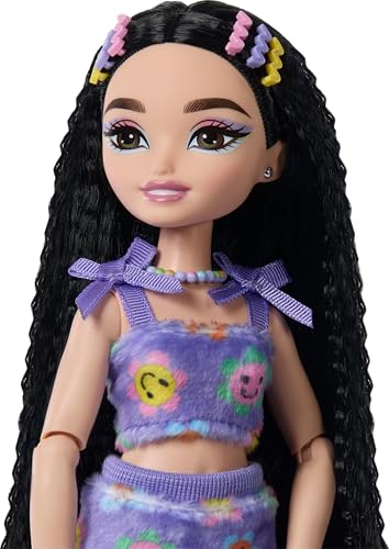Renee Posable Roller Skating Fashion Doll with Black Hair and Accessories E10644
