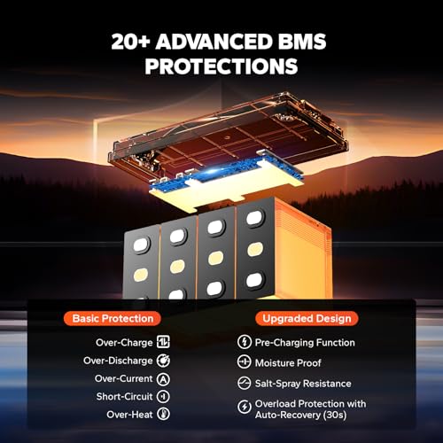12V 100Ah LiFePO4 Battery with Built-in 100A BMS D2856