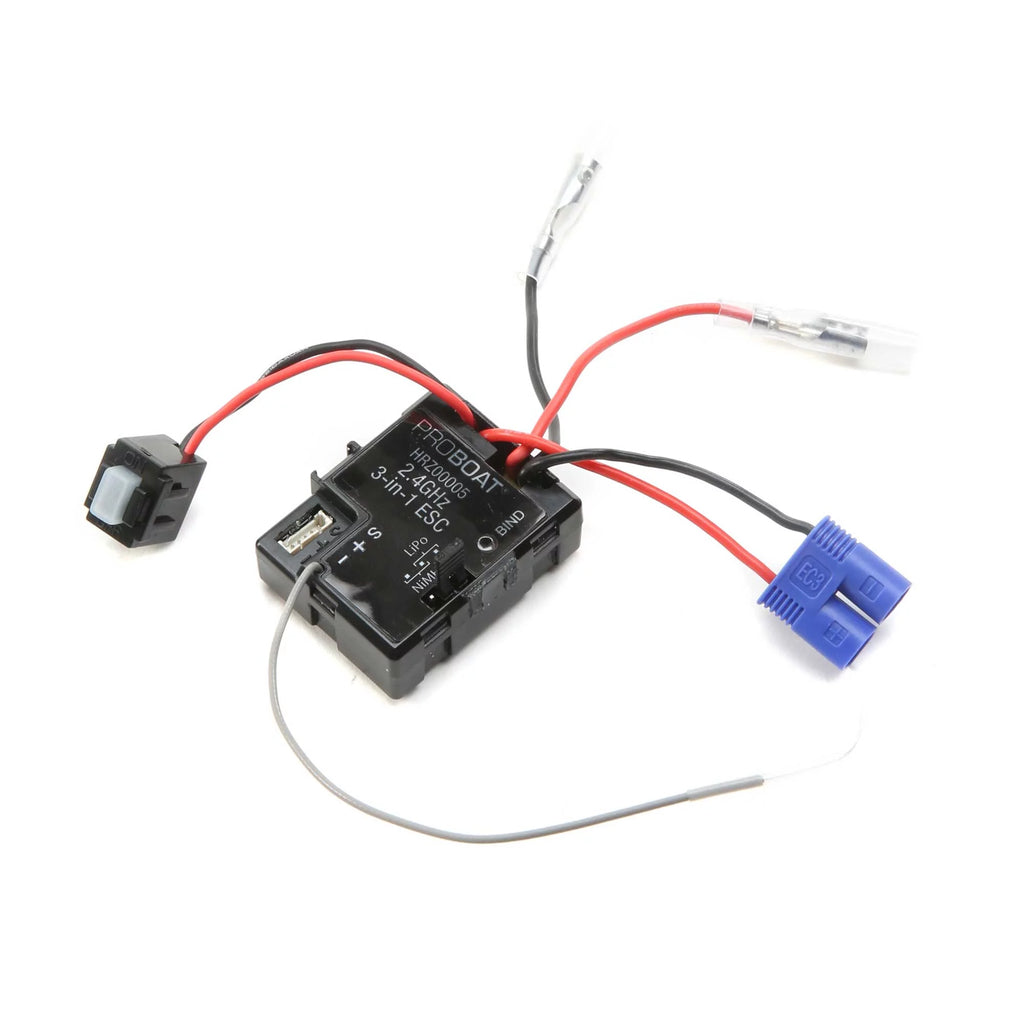 Horizon Hobby ESC/Receiver 2.4GHz 9-inch Sprintjet HRZ00005 Replacement Boat Parts