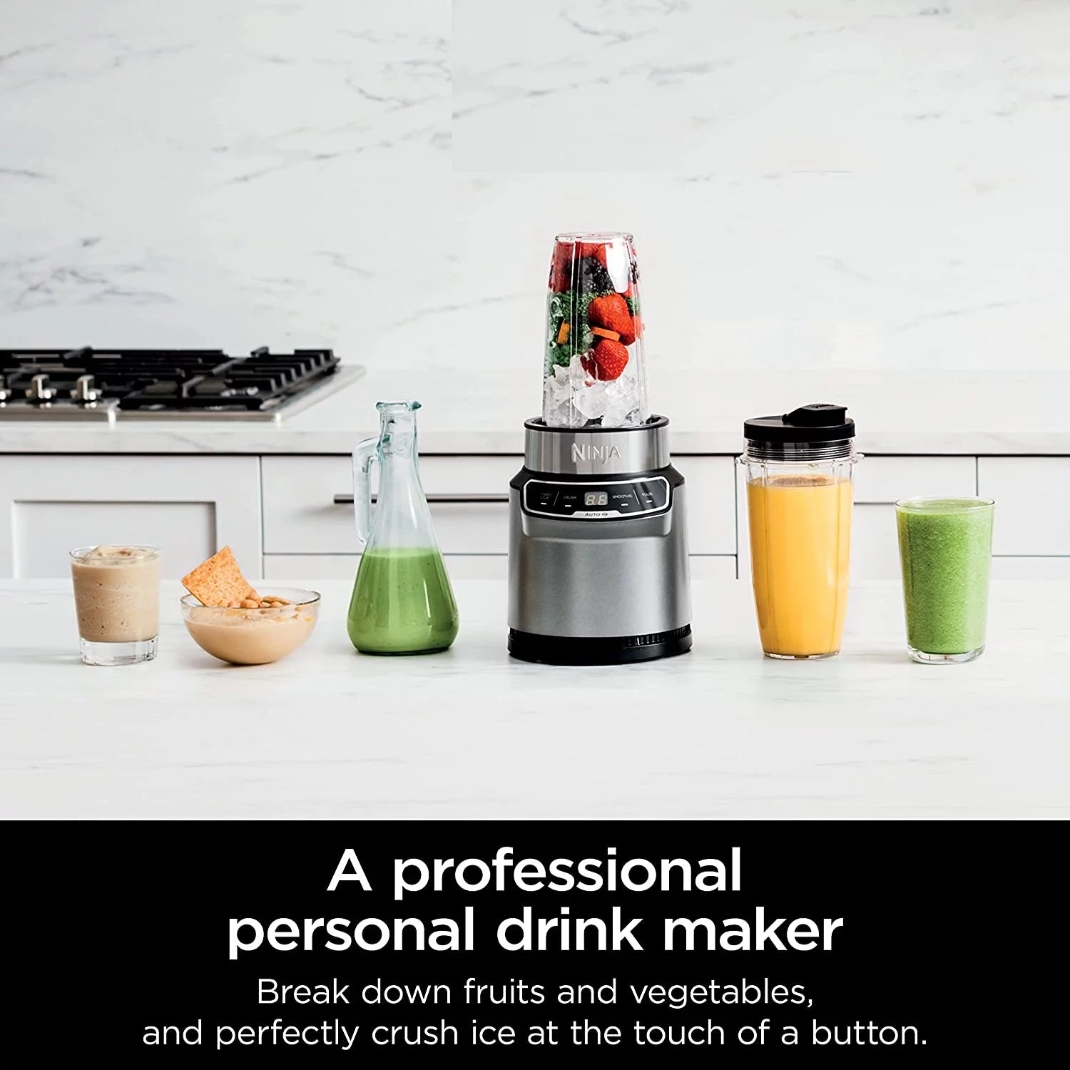 Compact Personal Blender, 900W Motor, Silver L666886