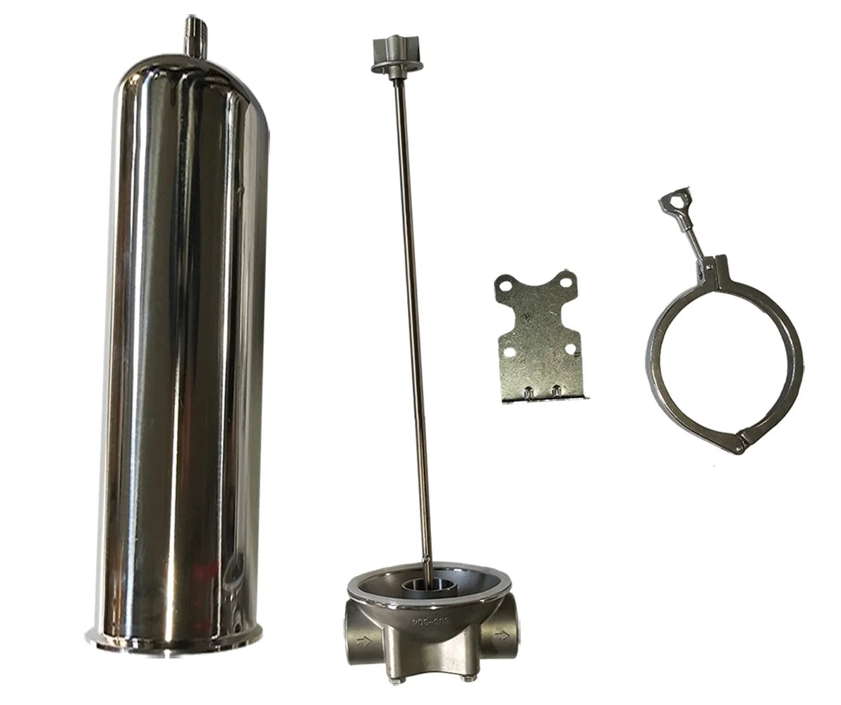 20" Whole House Water Filter Housing 1.5" NPT 304 Stainless Steel L35050