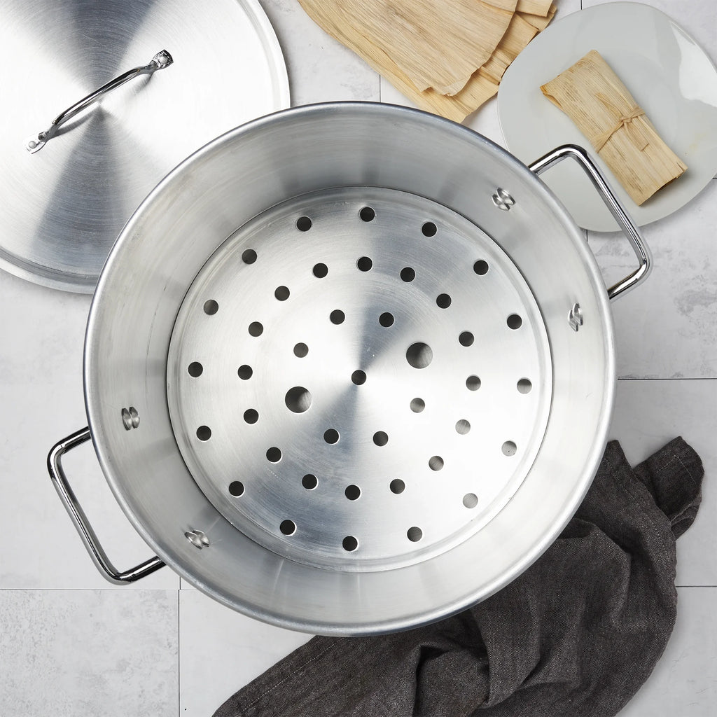 20Qt Aluminum Tamale Steamer Set I64006