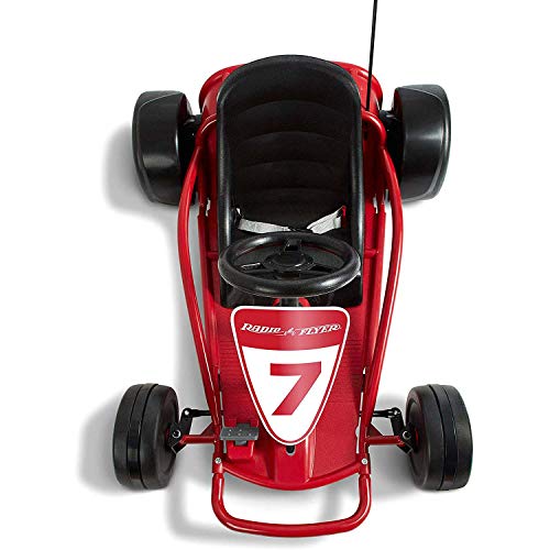 Kids Electric Go-Kart with Adjustable Seat, Grey X830256