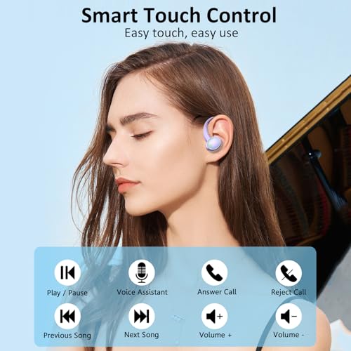 Wireless Earbuds Bluetooth 5.4 with Noise Cancelling Mic, IP7 Waterproof for Running R64733