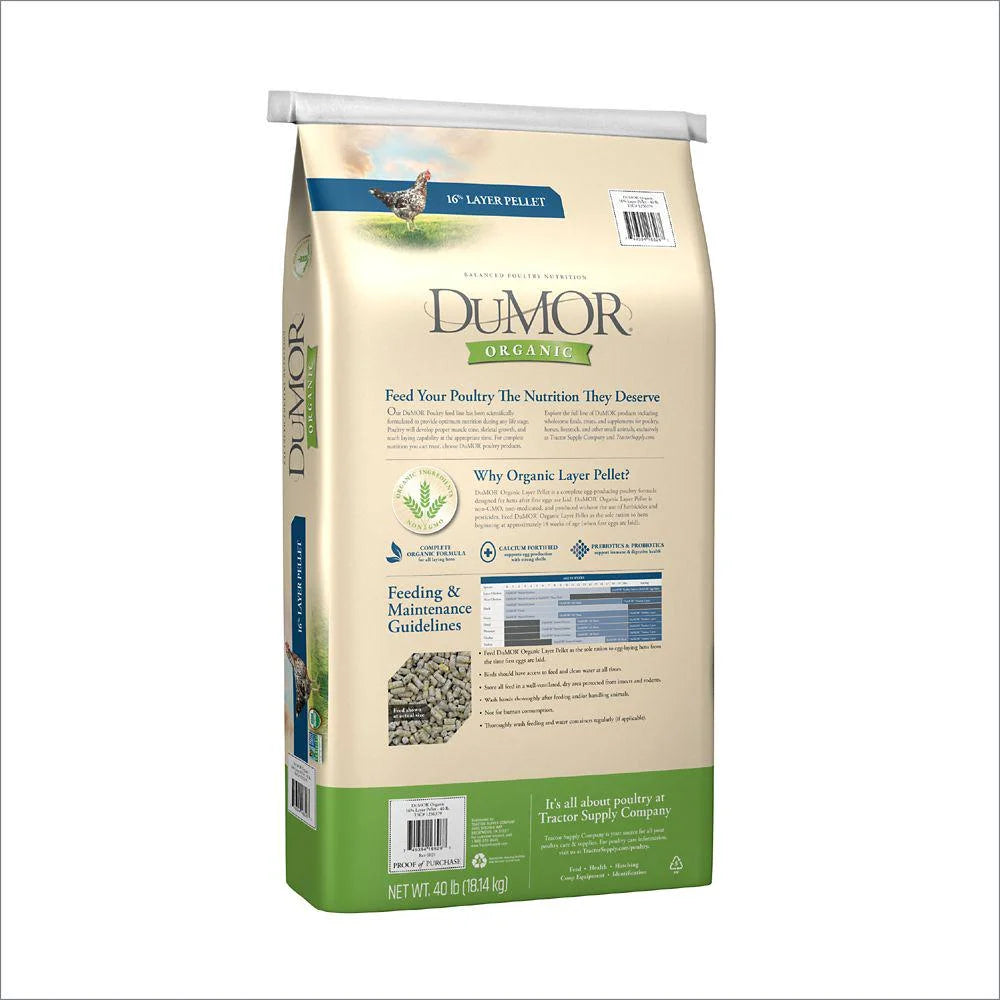 Organic Layer Pellet Chicken Feed, 40 lb. H303404