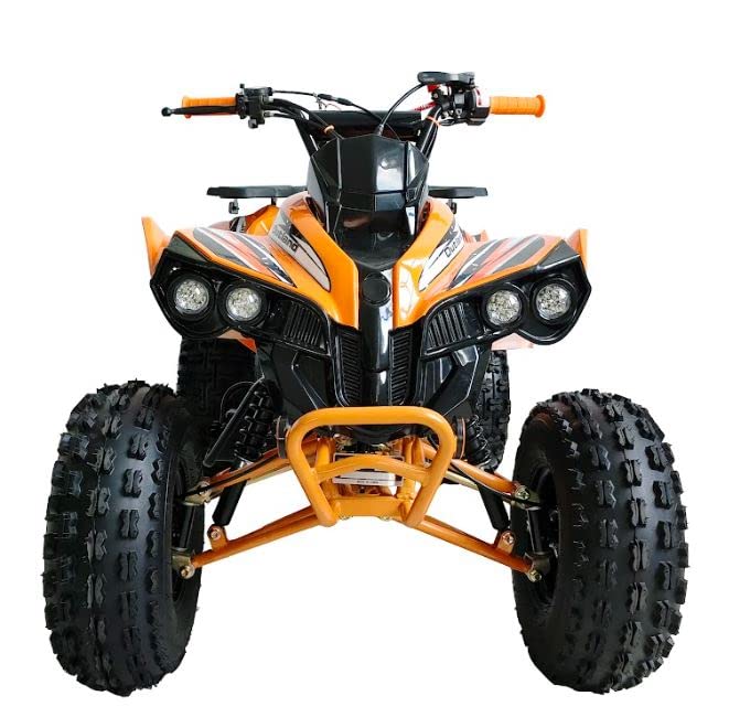 125cc ATV Fully Automatic with Reverse Double Headlights LED Gas 4 Wheeler U53754