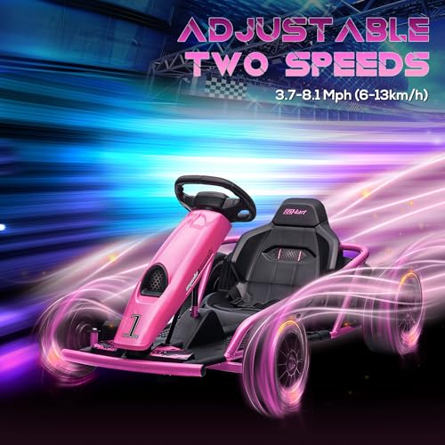 Electric Go Kart Drifting Ride On Toy for Kids 8-12, White C609