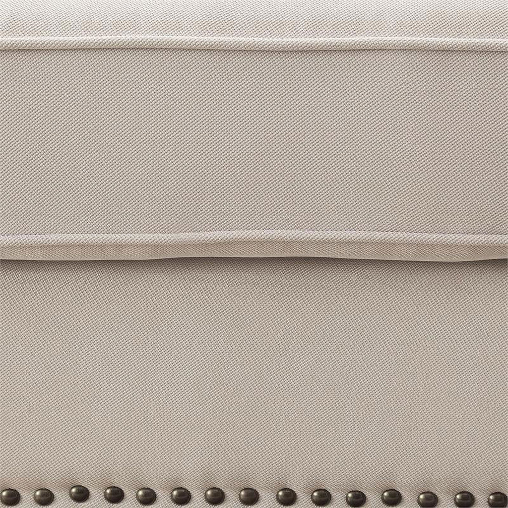 Armless Accent Chair in Beige G92480