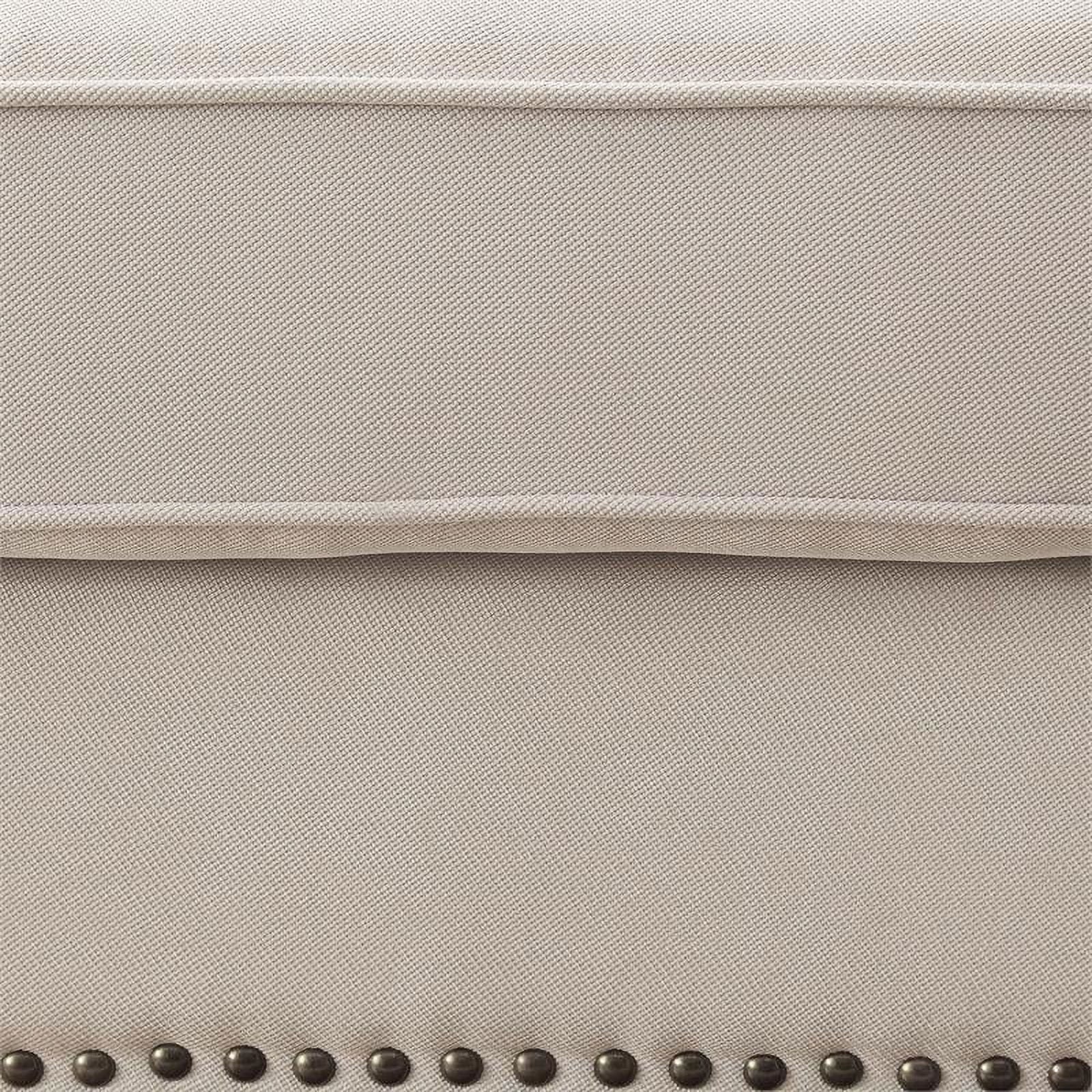 Armless Accent Chair in Beige G92480
