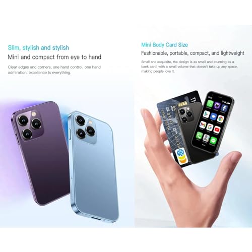 Mini Smartphone 3.0 Inch Unlocked 3G Dual SIM Mobile Phone (Purple) H48606