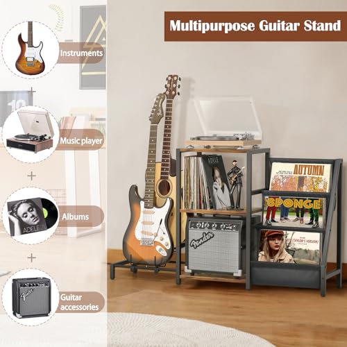 4-Tier Guitar Stand Rack Holder for Acoustic Electric Bass V903