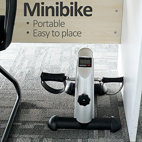Under Desk Bike Pedal Exerciser with LCD Screen A782350