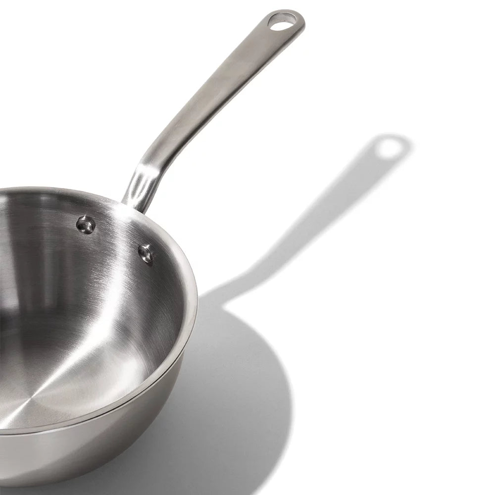 2 Quart Stainless Steel Saucier Pan E584