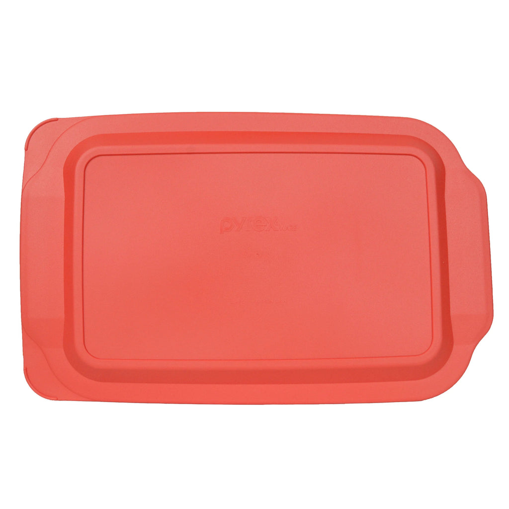 Glass Baking Dish with Red Plastic Lid (2-Pack) X305132