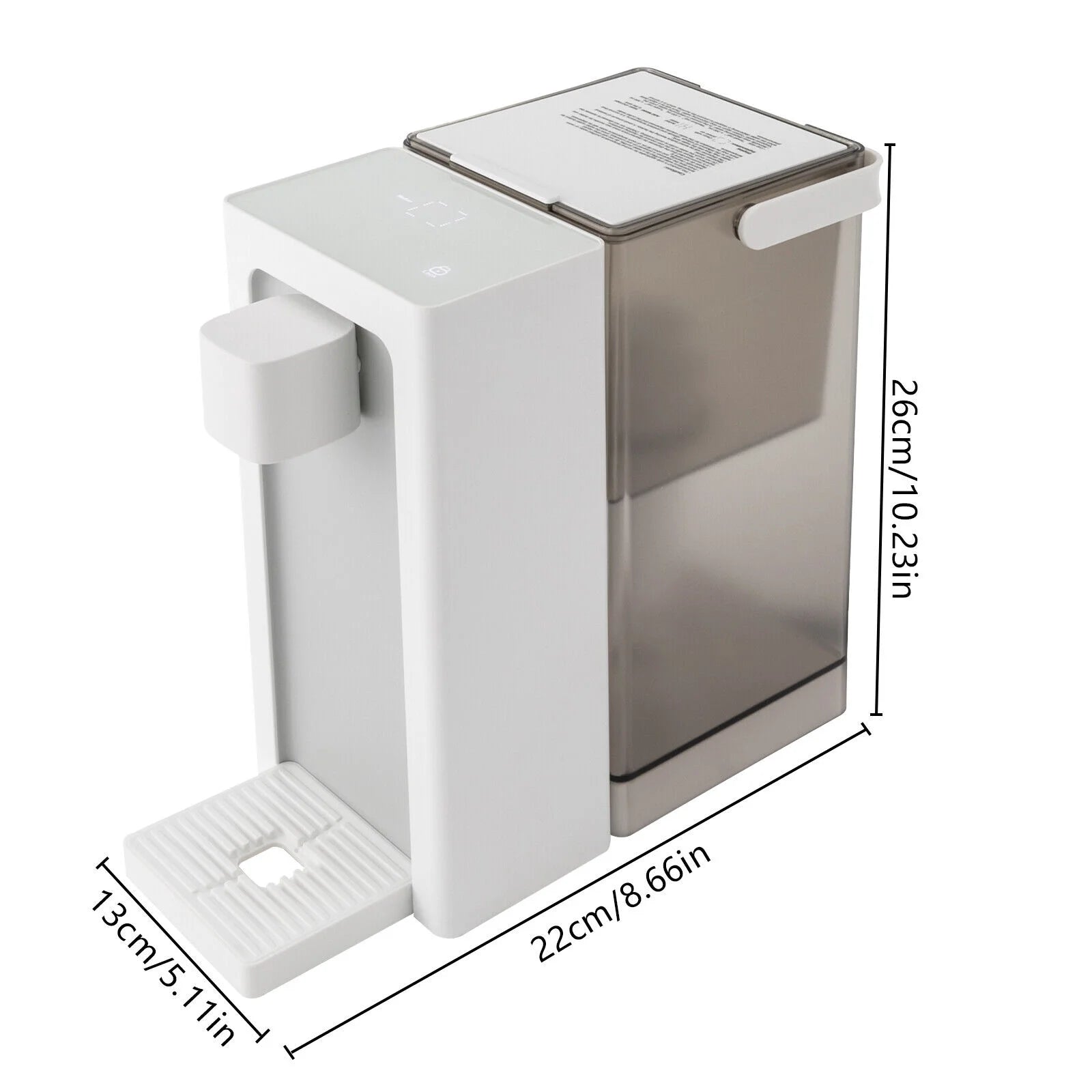 Countertop Hot Cold Water Dispenser, 5 Temperature Settings T8688