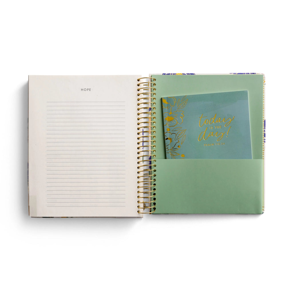18 Month Floral Devotional Planner, Spiral Bound S28958
