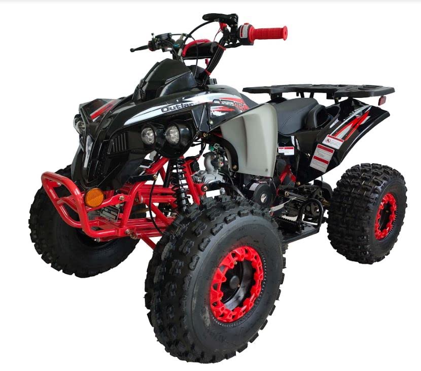 125cc ATV Fully Automatic with Reverse Double Headlights LED Gas 4 Wheeler U53754