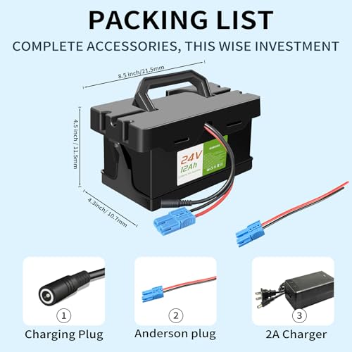 24V 12Ah Lithium Battery for Ride-On Cars & Toys Q32647