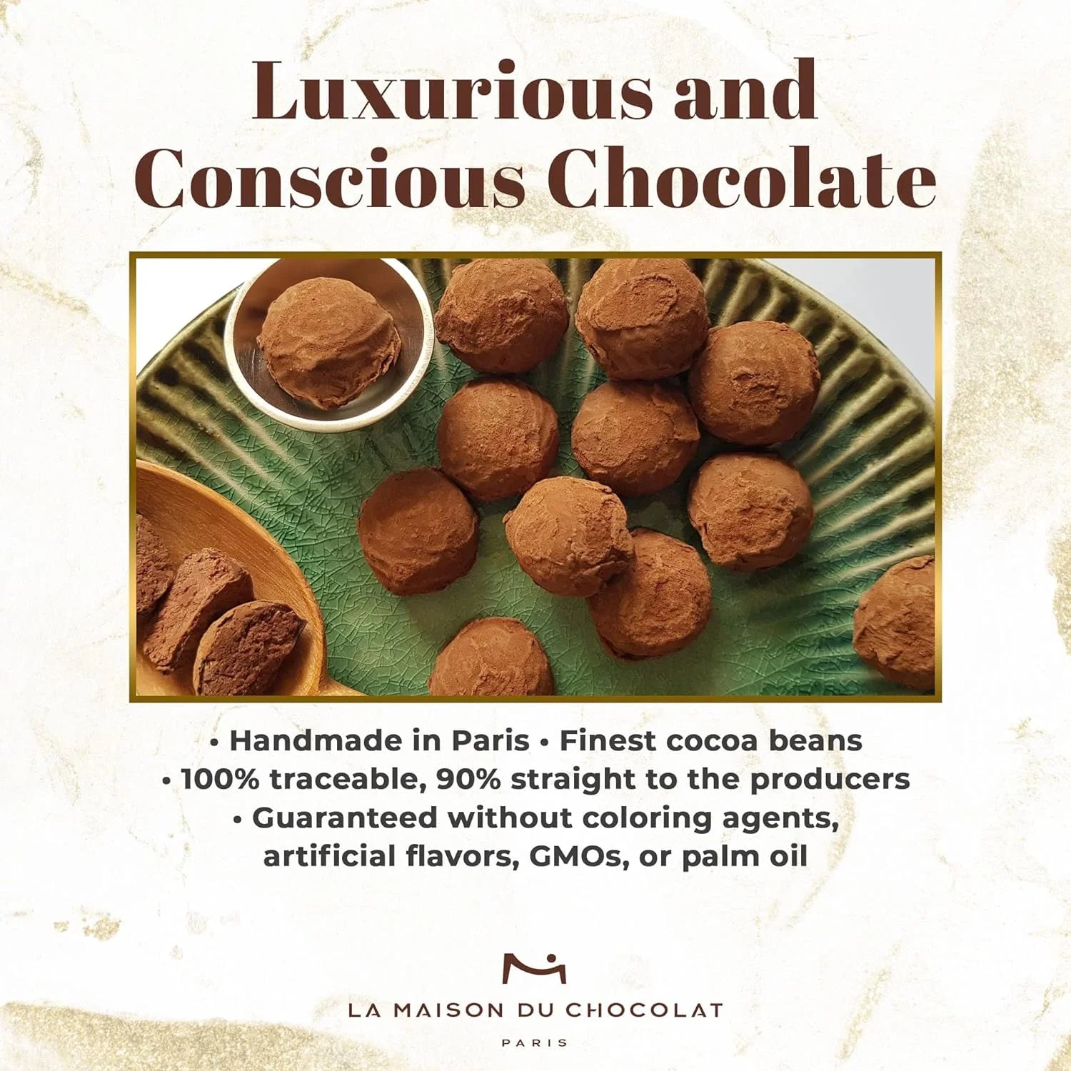 Dark Chocolate Truffles Gift Box - 2Pcs O222477