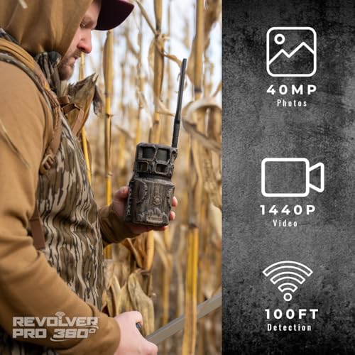 Hunting Cellular Trail Camera 36MP 1080P HD Video 360-Degree View B10817